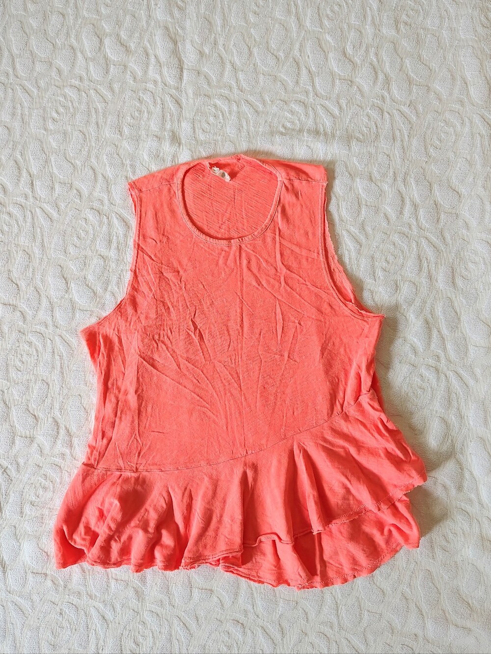 Sundry Ruffle Peplum Tank Top 0 Xsmall XS - Picture 10 of 10